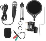 Kondensaatormikrofonide komplekt karaoke stuudiosse Zhoul Set U