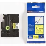 Etikett Brother TZe-FX611, 6 mm, paindlik, 8 m