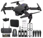 Laste mini droon E95 Pro WiFi kaameraga, 250 m, 3 akut