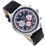 Meeste kell Aviator AVW85192G436 F-seeria, topeltaja funktsioon, rihmaga