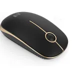 Juhtmevaba hiir, USB, must-kuldne, &uuml;hilduv Apple MacBooki ja Windowsiga