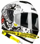Mootorratturi kiiver LAZER RAFALE EVO Stickerbomb, M suurus