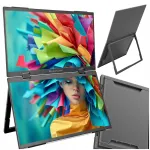 15,6" kaasaskantav topelt LED monitor VESA-ga s&uuml;learvutile ja telefonile