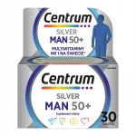 Multivitamiinid meestele Center Man 50+ Silver, 30 tk