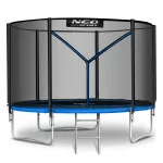 Laste aeda batuut NEOSPORT, 252 cm, turvaline, 8 jalga