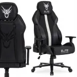 M&auml;ngutool Dragon NEXON, must-valge, ergonoomiline, p&ouml;&ouml;rleva alusega