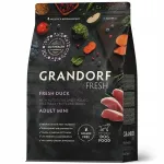 Kuivtoit koertele GRANDORF FRESH DUCK MINI, pardiliha, h&uuml;poallergeenne, 1 kg