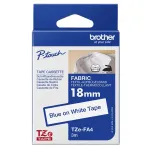 Tekstiillint Brother TZe-FA4, 18 mm, valge, 3 m