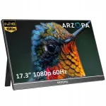 Kaasaskantav 17,3" IPS monitor Full HD 1920&times;1080 HDR