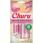 INABA Churu kreemjas kassimaitse tuuni ja l&otilde;hega, 4 x 14 g