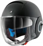 Avatud mootorrattakiiver SHARK NANO, must, XS (53&ndash;54 cm)