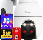 V&auml;line WiFi videokaamera C8C 3K, 5 MP, automaatne j&auml;lgimine, 256 GB kaart