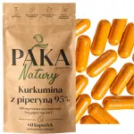 Toidulisand Kurkumiin + Piperiin 95 %, 60 kapslit