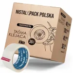 L&auml;bipaistev kleepuv pakketeip, 48 mm x 120 m, 36 tk