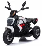 Laste elektriauto Motor Ramiz, valge, kuni 25 kg