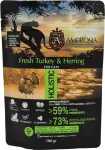 Kassitoit AMBROSIA steriliseeritud, vanematele kassidele kalkuni- ja heeringaga, 100 g