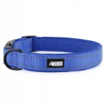 Koera kaelarihm HUGGY DOGGY, sinine, helkuriga, L suurus