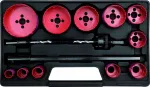 Puurimiskroonide komplekt YATO YT-3381, 19&ndash;76 mm, 15 tk