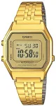 Naiste Casio Vintage LA680WEGA kuldse tooniga kell karbiga