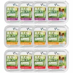 Niiskele v&auml;ike t&otilde;ugu koertele RAW PALEO Mini Adult, erinevad maitsed, teraviljavaba, 6 x 150 g