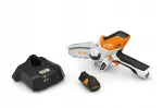 Juhtmevaba kerge kettsaag STIHL GTA 26 koos AS 2 akuga ja AL 1 laadijaga