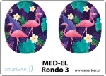 MED-EL Rondo 3 korpuse kate, Flaming v&auml;rv