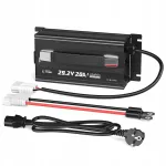 Akulaadija LiTime 29.2V 20A LED-iga, 24V LiFePO4 aku jaoks