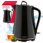 Klausberg KB-9015 veekeetja, 1,7 l, must, 304 roostevaba teras