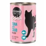 COSMA Asia m&auml;rg kassitoit tuunikala ja krabiga želees, 400 g