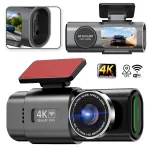 4K auto kaamera tagumise kaamera, WIFI, GPS ja parkimisrežiimiga