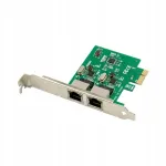V&otilde;rgukaart MicroConnect PCI-E 8111F, 2 x RJ45, gigabit Ethernet