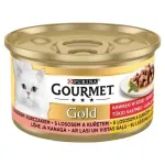 Gourmet Gold m&auml;rg kassitoit l&otilde;he ja kana kastmes, 85 g