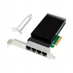 V&otilde;rgukaart MicroConnect PCIe x4 I226-T4, 4x 2,5G RJ45