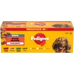 PEDIGREE vanematele koertele m&otilde;eldud m&auml;rgtoit, erinevad maitsed, želees, 40 x 100 g