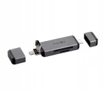 Reinston ECK01 3in1 USB 2.0 / USB-C micro SD / SD kaardilugeja