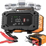 Aku laadija 12V/24V 10A LCD-ekraaniga, 8 laadimisrežiimi