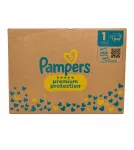 Pampers Premium Protection m&auml;hkmed, suurus 1, 2-5 kg, 248 tk.