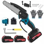 Kettsaag CORDLESS SAW 6 tolli +2x aku harjamootoriga