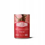 CARNILOVE koerakonserv kalkuni, hirve- ja metssigaliha baasil 400 g