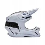Mootorratturi kiiver FOX V3 RS FRACTURE, valge, suurus L