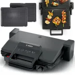 Kokkupandav elektriline Bosch TCG3323 grill 2000W eemaldatavate plaatidega