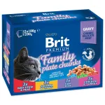 Brit Premium Cat Family niiske kassitoit eri maitsetega, 12 x 100 g
