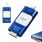 128GB USB m&auml;lupulk 4in1 (USB-C, Lightning, Micro USB), 80 MB/s lugemine, 20 MB/s kirjutamine