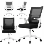 Ergonoomiline must kontoritool ratastega, reguleeritav