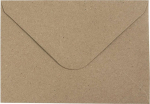Pruunid kraftpaberist &uuml;mbrikud, 50 tk, 115x160 mm, 120 g, taaskasutatavad, kutseteks