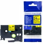 Brother kleeplint, 24 mm, kollane, AZe651 / TZe-651 / TZ-651