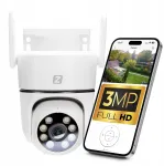 3MP v&auml;listingimuste WiFi IP-kaamera, 4x suum, rakenduse ja liikumistuvastusega