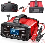 Aku laadija 12V 15A / 24V 5A LCD-ekraaniga autodele ja mootorratastele