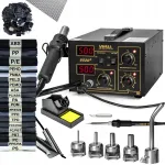 Yihua 852D+ plastikukeevitus kuuma &otilde;hu p&uuml;stol 700W, 4.3 kg, 6 otsikut