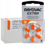 Kuuldeaparaadi patareid Rayovac Extra 13 PR48, 60 tk